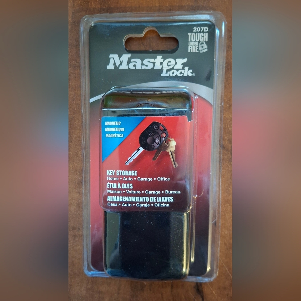 Masterlock Black Plastic Key Storage
